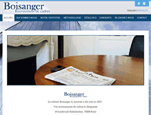 Tablet Screenshot of boisanger.com